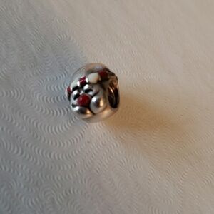 Chamilia Santa Charm 925 Silver Enamel Detail